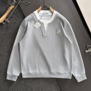 [M~3XL]로에베 X 온 헨리넥 레이어드 롱슬리브 니트