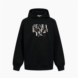 [S~XL]펜디 ROMA 1925 그래픽 로고 후드티셔츠