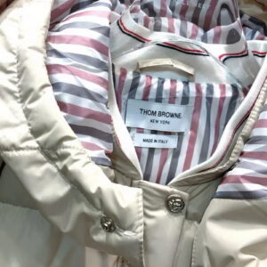 [L~3XL]톰브라운 시그니처 사선 덕다운 캐주얼 패딩