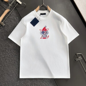 [M~3XL]루이비통 산타 비비엔 페인팅 반팔 티셔츠 2color