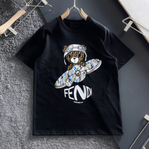 [M~3XL]펜디 FF 곰돌이 비행기 로고 반팔 티셔츠 2color