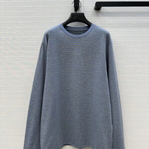 [2~6]더로우 스트라이프 코튼 롱 슬리브리스 2color P01031599