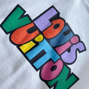 [M~3XL]루이비통 컬러 레터링 그래피티 반팔 티셔츠 2color