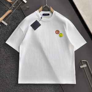 [M~3XL]루이비통 JP 레트로 로고 크루넥 반팔 티셔츠 2color