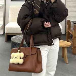 셀린느 트리옹프 하트 폼폼 키링