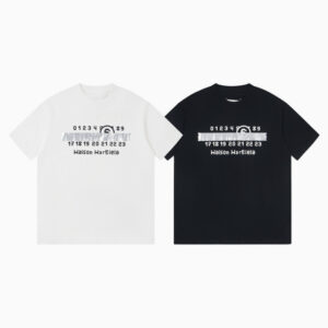 [S~XL]메종마르지엘라 넘버링 실버 테이프 반팔 티셔츠 2color