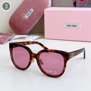 미우미우 MU 01ZS 템플 로고 선글라스 4color 0MU 01ZS 1425S0