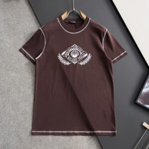 [S~2XL]돌체앤가바나 조개 월계수 로고 프린트 반팔 티셔츠