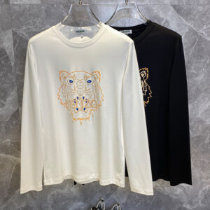 [M~XL]겐조 베이지 타이거 프린트 긴팔 티셔츠 2color