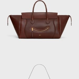 CELINE 셀린느 미디엄 스마일링 뉴 러기지 백 123693GW2.28BK