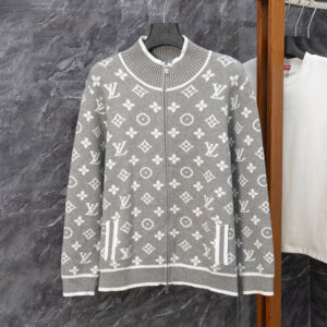 [S~XL]루이비통 모노그램 터틀넥 니트 집업