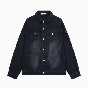 [M~2XL]스톤아일랜드 빈티지 워싱 데님 카고 자켓 블랙
