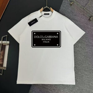 [S~2XL]돌체앤가바나 사인보드 로고 프린트 반팔 티셔츠 2color