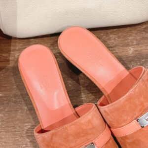 [225~270]에르메스 Gigi 50 샌들 로즈 부빙가 (굽 5cm) H232132Z 5T355