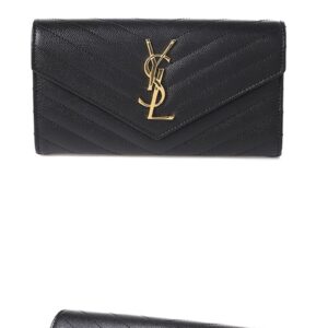 YVES SAINT LAURENT 입생로랑 마틀라쎄 모노그램 장지갑 372264