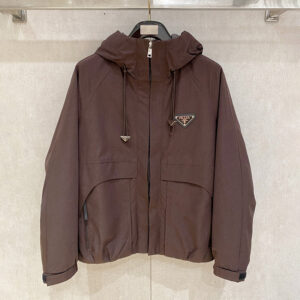 [M~3XL]프라다 삼각로고 심플 후드 패딩 점퍼