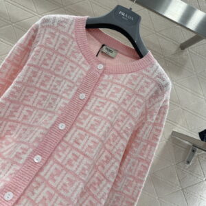 [S~L]펜디 FF 자카드 가디건 JFG199AQUH F1R4TPINK