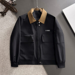 [S~3XL]디올 빅 포켓 심플 캐주얼 카라 코트 재킷
