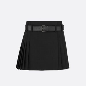 [S~L]디올 벨트 쇼트 플리츠 치마 511J73A1030_X9000