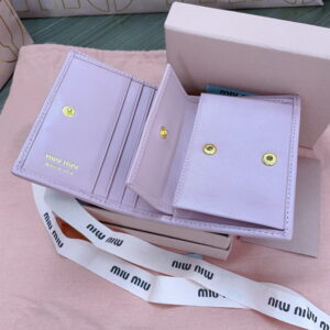 MIUMIU 미우미우 마테라쎄 나파 가죽 반지갑 5MV204_2FPP_F0236