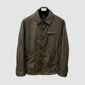 [M~3XL]프라다 리나일론 클래식 점퍼 카키