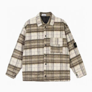 [M~2XL]스톤아일랜드 헤비 모직 클래식 체크 코트 2color