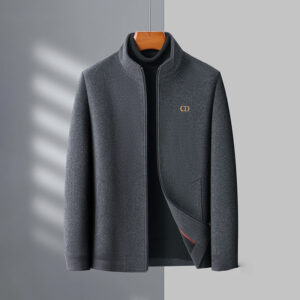 [M~4XL]디올 울 하이넥 숏 코트