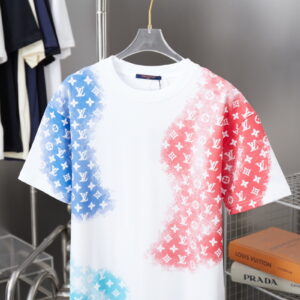[S~XL]루이비통 컬러 나염 모노그램 반팔 티셔츠