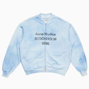 [S~XL]아크네스튜디오 집 스웨터 로고 더스티 블루 CI0189-AAT