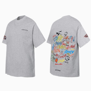 [S~XL]크롬하츠 X 매티보이 브레인 반팔 티셔츠 그레이