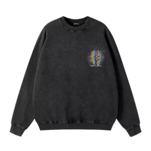 [S~XL]크롬하츠 레인보우 홀스슈 피그먼트 맨투맨