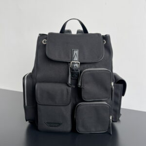 BOTTEGA VENETA 보테가베네타 크로스로드 멀티포켓 백팩 블랙 837377V5RW18803