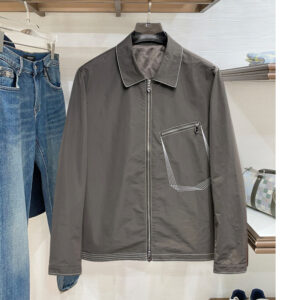 [M~3XL]에르메스 자수 포켓 카라 재킷