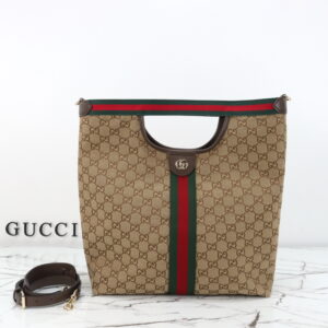 GUCCI 구찌 질리오 라지 토트백 베이지 브라운 865452-FAFZE-9871