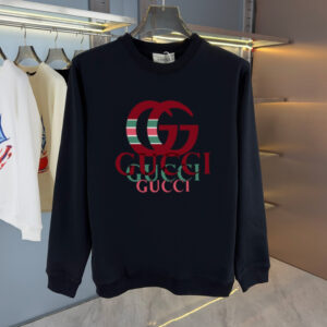 [S~2XL]구찌 빅 GG 로고 스웨트셔츠 블랙