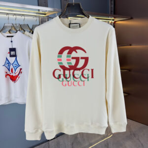 [S~2XL]구찌 빅 GG 로고 스웨트셔츠 아이보리