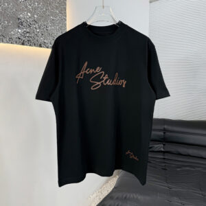 [M~2XL]아크네스튜디오 레터링 로고 반팔 티셔츠 블랙