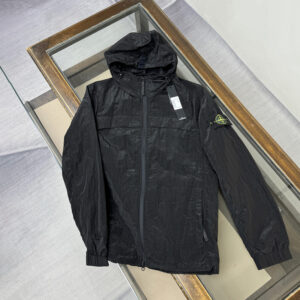 [M~2XL]스톤아일랜드 메탈릭 바람막이 블랙