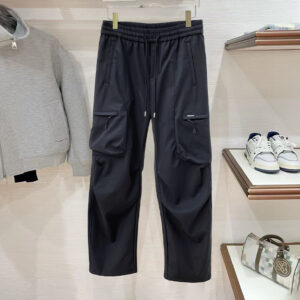 [M~3XL]프라다 포켓 캐주얼 팬츠 블랙