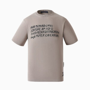 [S~XL]루이비통 레터링 자카드 반팔 니트