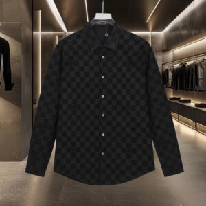 [M~2XL]루이비통 다미에 블랙 셔츠