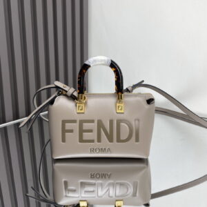 FENDI 펜디 바이 더 웨이 레더 스몰 보스턴백 8BS067ABVLF0E65