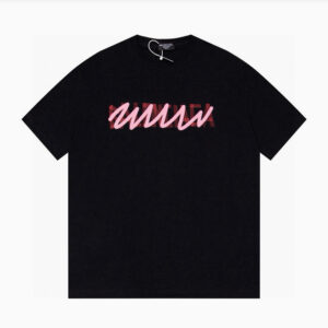 [M~XL]발렌시아가 Crossed Out 블랙 티셔츠