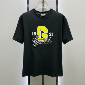 [M~3XL]구찌 빅G 1921 자수 반팔 티셔츠 블랙