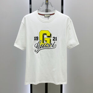 [M~3XL]구찌 빅G 1921 자수 반팔 티셔츠 화이트