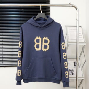 [M~XL]발렌시아가 크립토 후드 미디움 핏 블루 767877TOVU74108