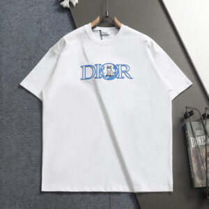 [S~XL]디올 x 하일톤 넬 로고 프린트 크루넥 티셔츠 화이트