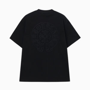 [S~XL]크롬하츠 홀스슈 로고 티셔츠 블랙