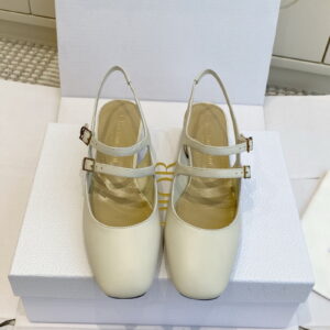 [225~270]디올 Dior Cherie 슬링백 펌프스 (굽 4.5cm) KDV473VSO_S03W