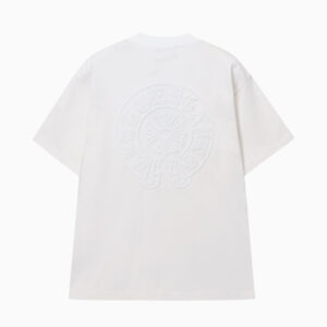 [S~XL]크롬하츠 홀스슈 로고 티셔츠 화이트